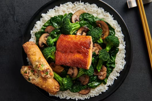 Miso Glazed Salmon Dinner Special