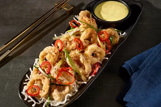 Japanese Wok-Fired Calamari